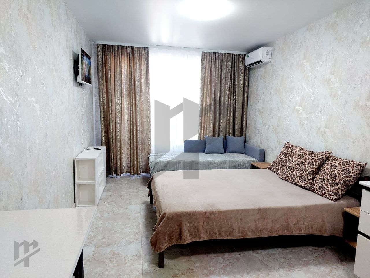 Студия с кондиционером в Левобережном районе. БАМ.