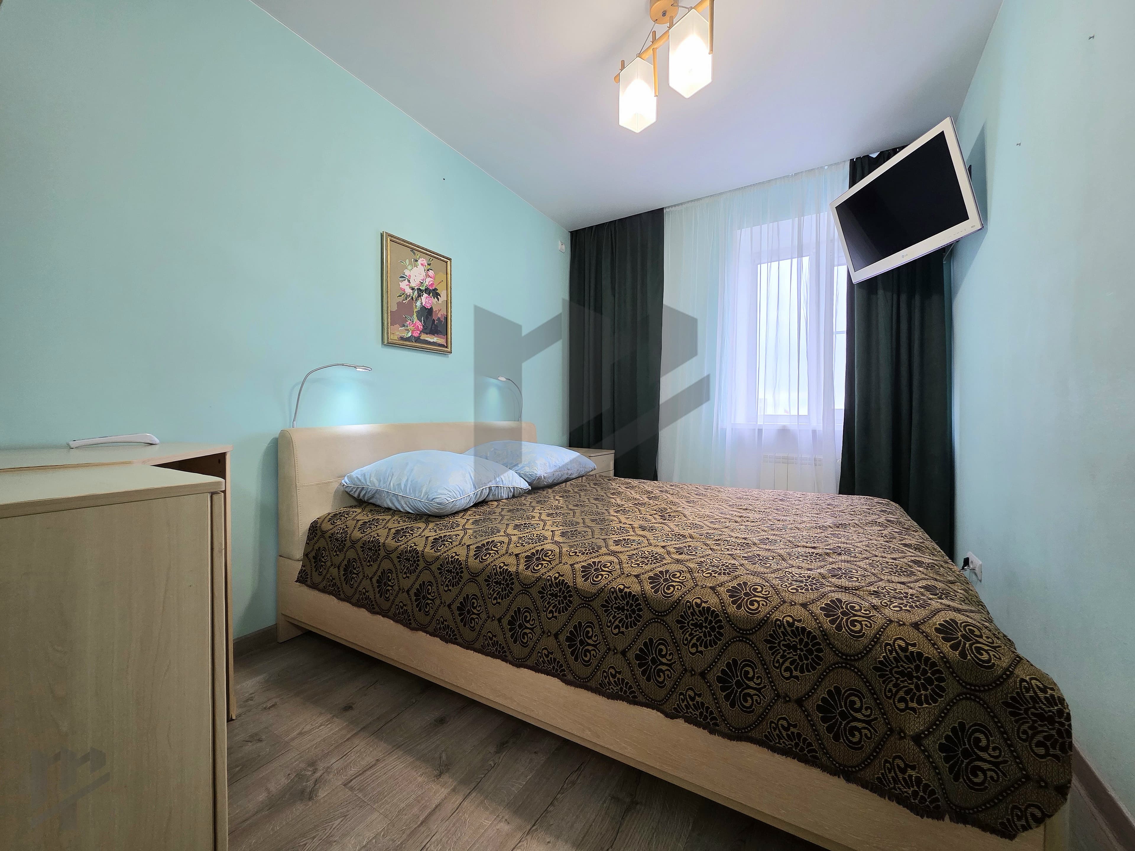 Квартира посуточно 2 комнаты 5 гостей